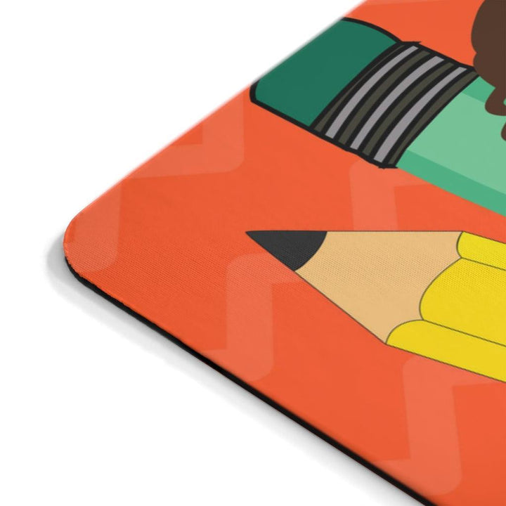Lisslune | Charming Pre-made Super Young Learning-Themed Mouse Pad for Desk Aesthetics