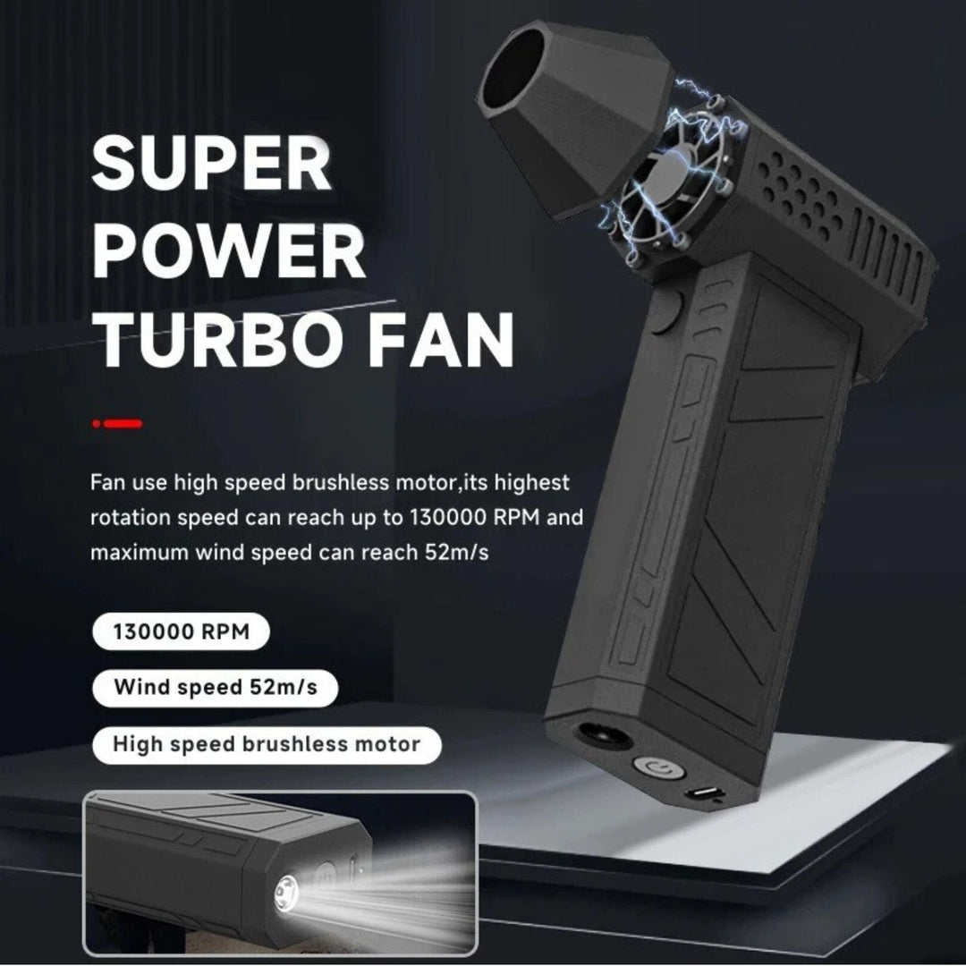 Lisslune | Mini Jet Fan - Compact and Portable Turbo Fan for On-the-Go Use