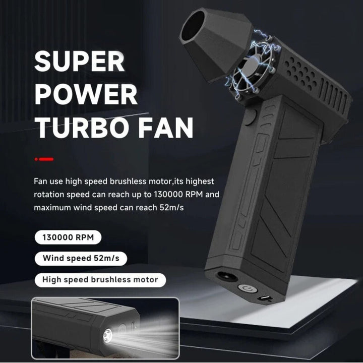 Lisslune | Mini Jet Fan - Compact and Portable Turbo Fan for On-the-Go Use