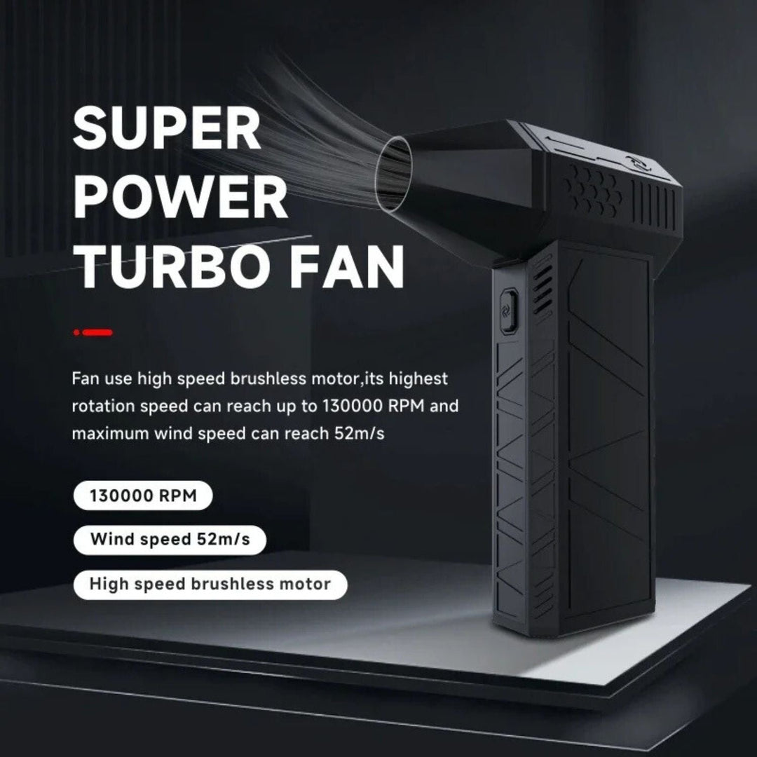 Lisslune | Mini Jet Fan - Compact and Portable Turbo Fan for On-the-Go Use