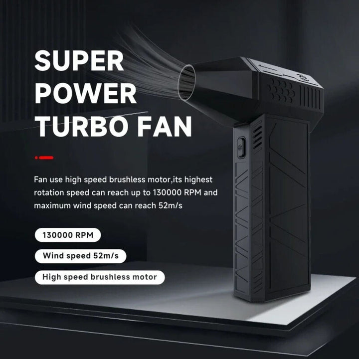 Lisslune | Mini Jet Fan - Compact and Portable Turbo Fan for On-the-Go Use