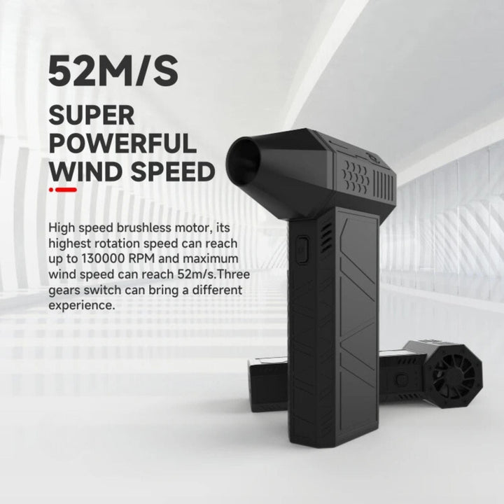 Lisslune | Mini Jet Fan - Compact and Portable Turbo Fan for On-the-Go Use