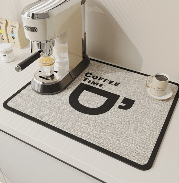 Lisslune | SwiftSoak Kitchen Mat – Fast-Drying Diatomite Surface for a Hygienic, Tidy Kitchen