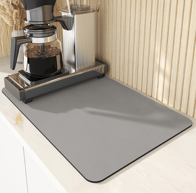 Lisslune | SwiftSoak Kitchen Mat – Fast-Drying Diatomite Surface for a Hygienic, Tidy Kitchen