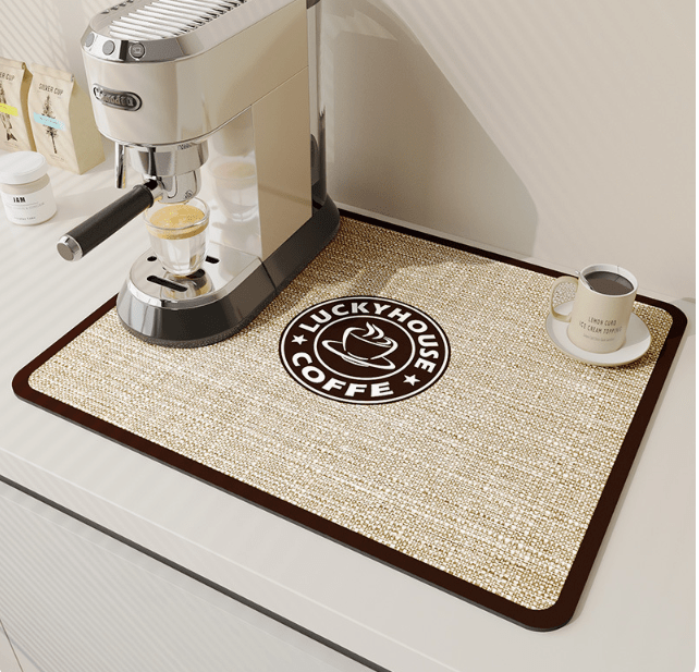 Lisslune | SwiftSoak Kitchen Mat – Fast-Drying Diatomite Surface for a Hygienic, Tidy Kitchen
