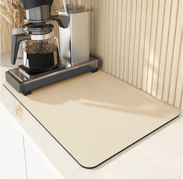 Lisslune | SwiftSoak Kitchen Mat – Fast-Drying Diatomite Surface for a Hygienic, Tidy Kitchen