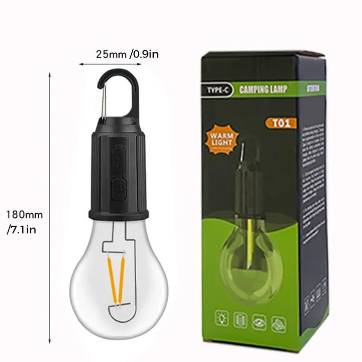 Lisslune | Retro New Outdoor Camping Type-C Charging Lightbulb