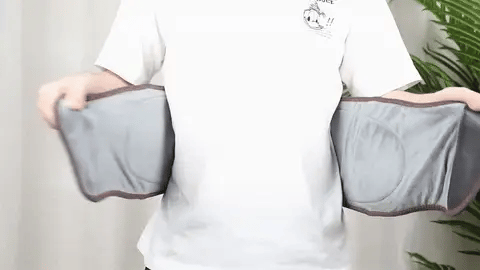 Lisslune | Infrared Back Support Belt | Adjustable Heat & Vibration for Pain Relief and Muscle Relaxation