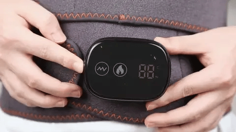 Lisslune | Infrared Back Support Belt | Adjustable Heat & Vibration for Pain Relief and Muscle Relaxation