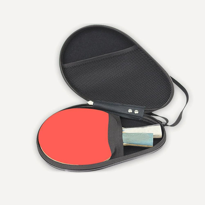 Lisslune | Elegant Synthetic Leather & Velvet Paddle Storage Bag for Table Tennis Rackets