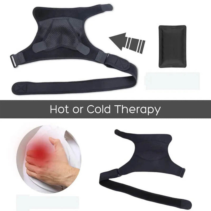 Lisslune | MythicGuard™ | Compression Shoulder Brace for Pain Relief & Support | Adjustable Fit for Sports & Daily Use