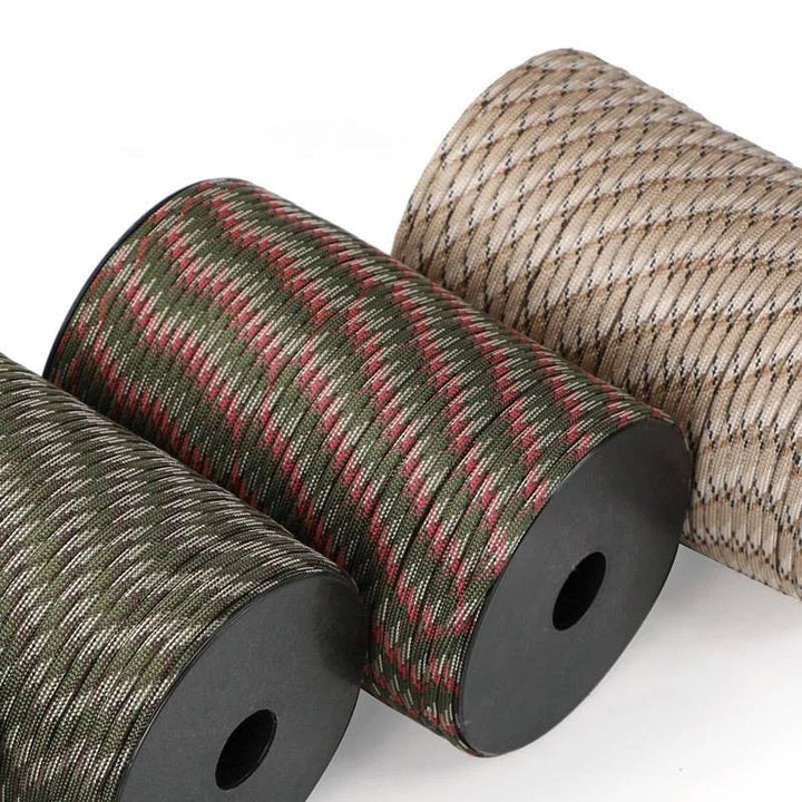 Lisslune | TERRASTRONG – 100m Military-Grade 9-Core Paracord for Survival & Outdoor Use