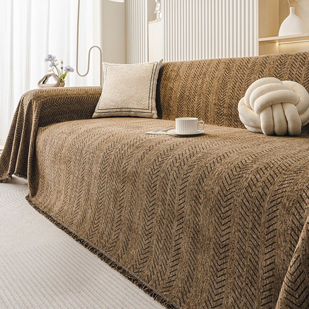 Lisslune | TexturaHome – Scratch-resistant chenille sofa cover