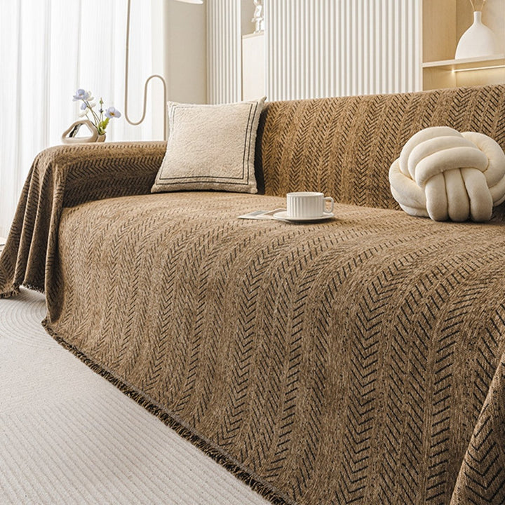 Lisslune | TexturaHome – Scratch-resistant chenille sofa cover