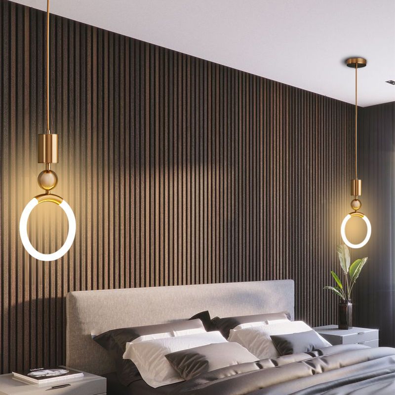 Lisslune | LED Pendant Light Fixture - Nordic Design with Simple Style - Ideal for Dining Room, Kitchen, and Living Room Lighting