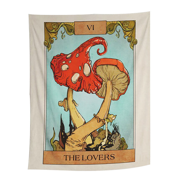 Rynx | The Lovers Mushrooms Tapestry