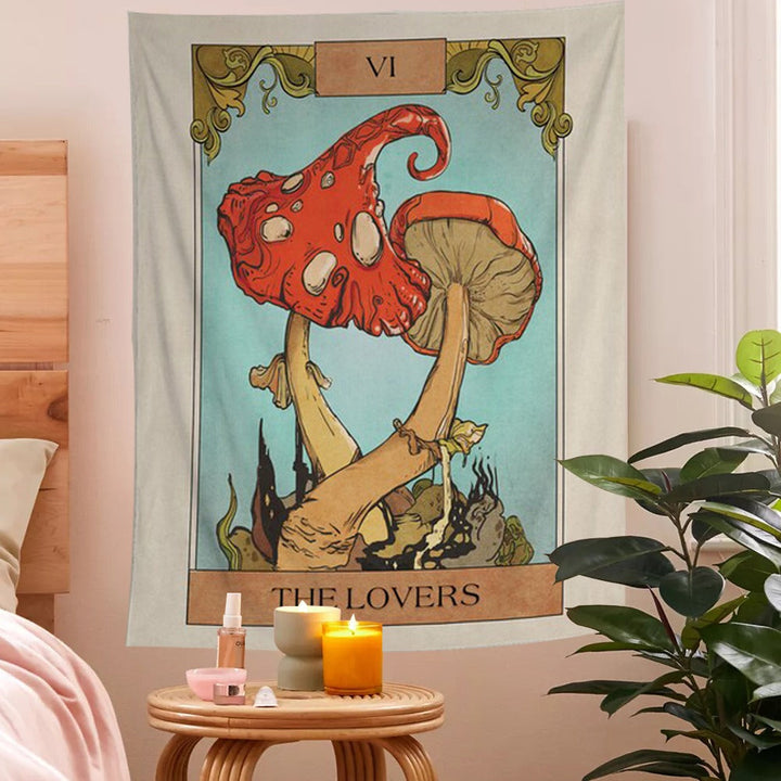 Rynx | The Lovers Mushrooms Tapestry