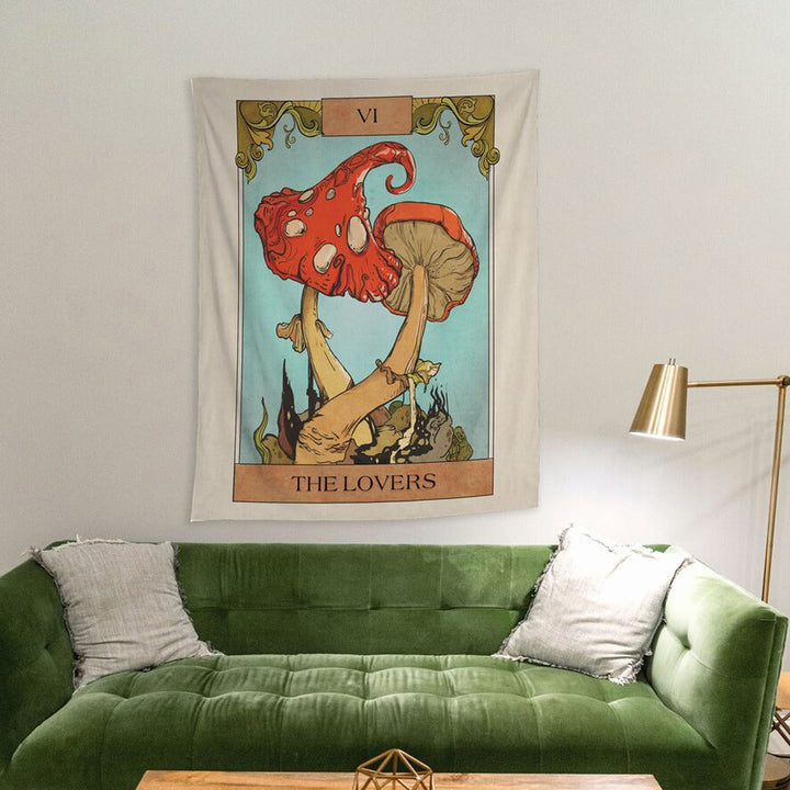 Rynx | The Lovers Mushrooms Tapestry