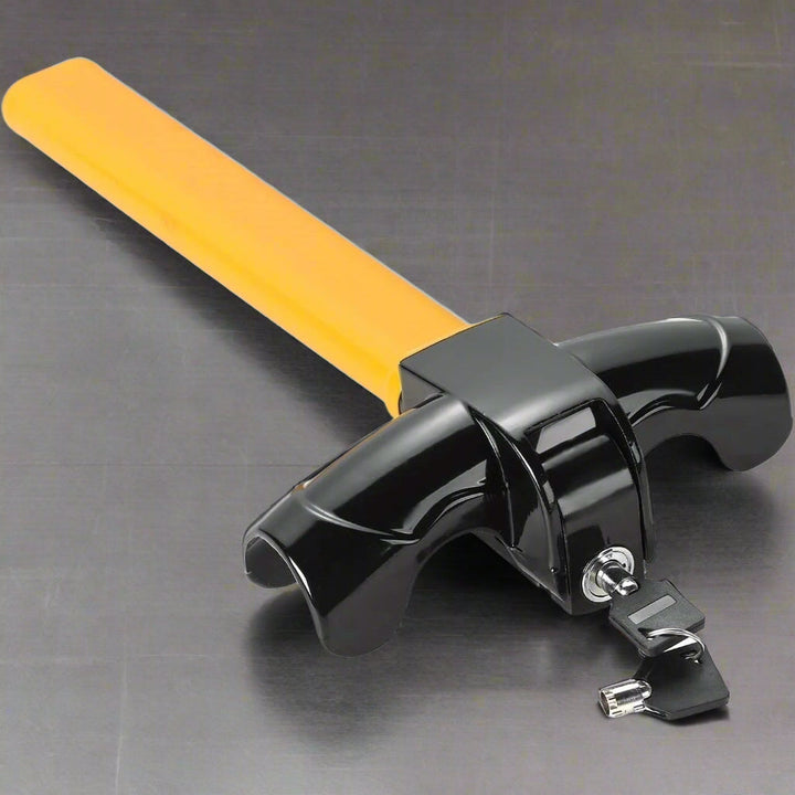 Lisslune | Universal Steering Wheel Lock - Heavy-Duty Anti-Theft Device for Cars, Trucks, and SUVs