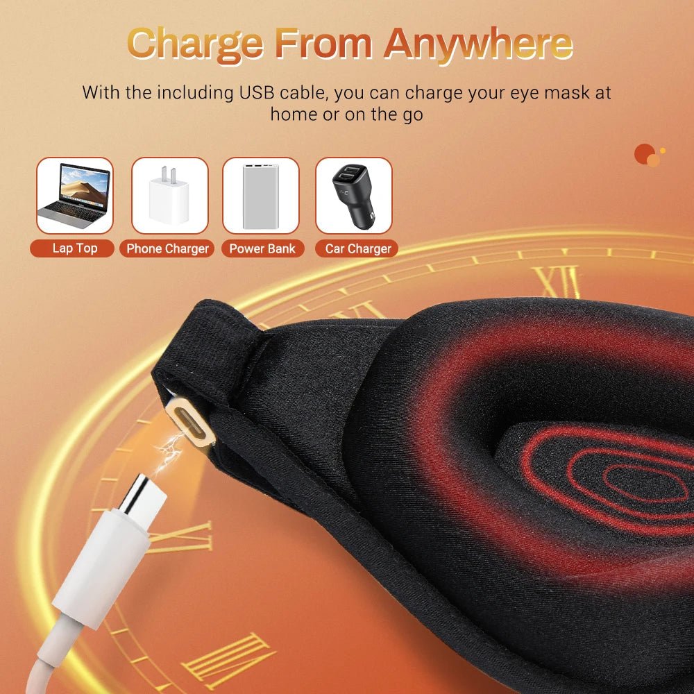 Lisslune | ThermaEye 3D – Electric Heated Eye Mask with Far-Infrared & Temperature Control
