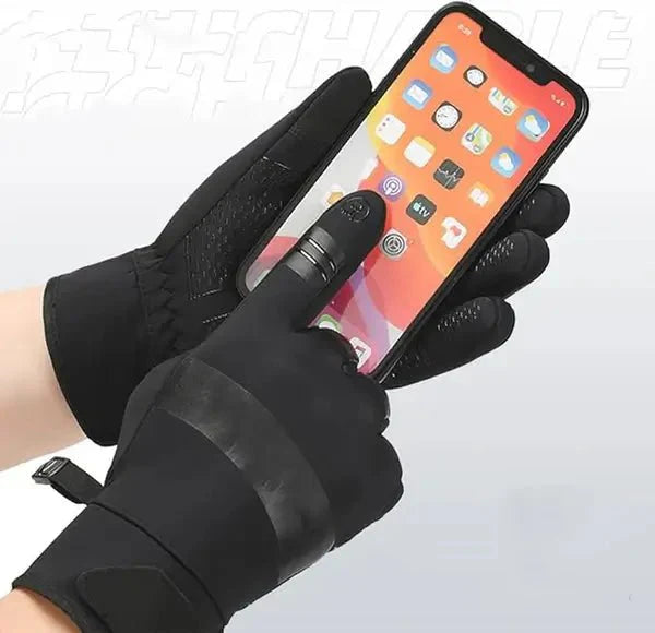 Lisslune | Thermal Waterproof Cycling Gloves | Insulated, Breathable & Touchscreen Compatible for Cold Weather Outdoor Activities