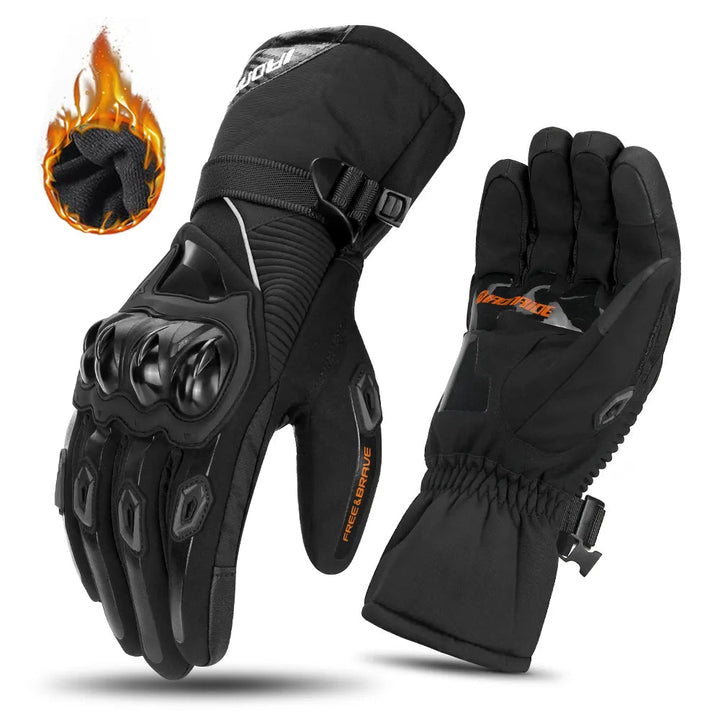 Lisslune | ArcticRide Waterproof Insulated Motorcycle Gloves – Ultimate Winter Protection