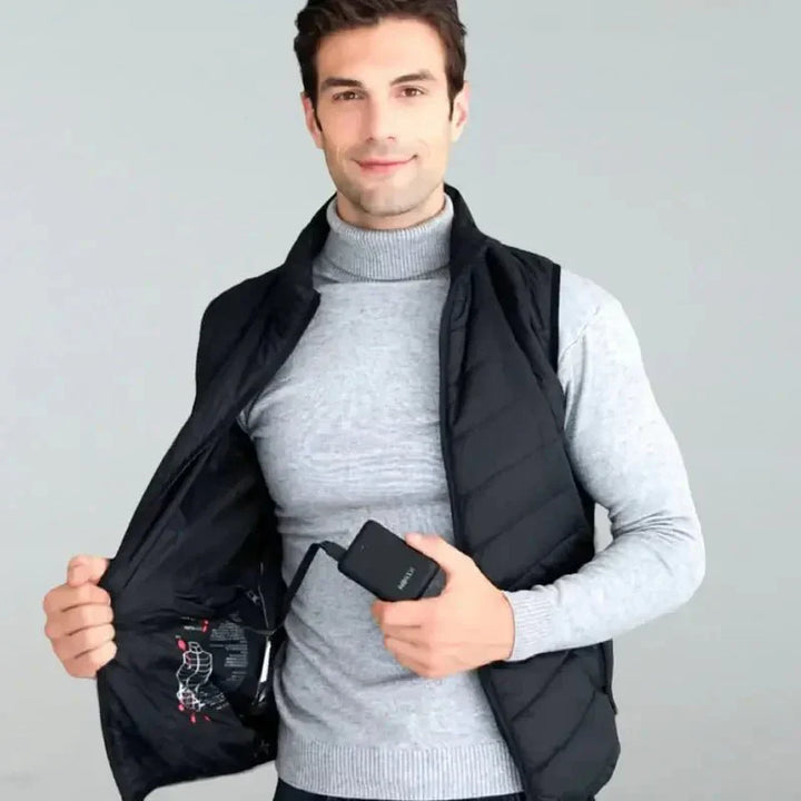 Lisslune | Thermo Heated Gilet | Insulated, Design for Hiking, Travel & Everyday Wear | Womens and Mens Heated Gilet