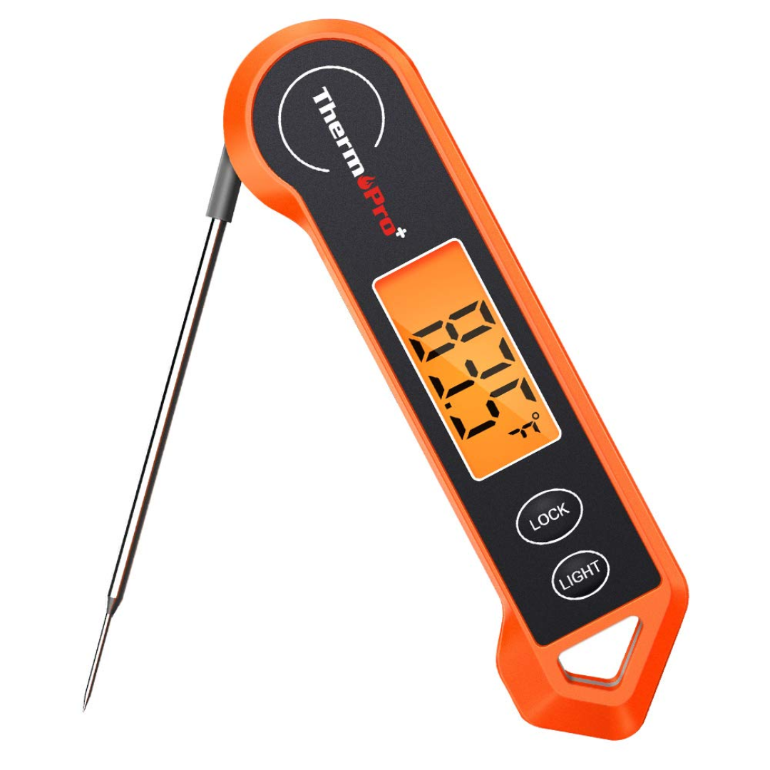 Lisslune | Digital Meat Thermometer – Waterproof, Instant Read & Ambidextrous Design