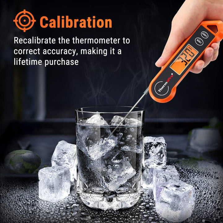 Lisslune | Digital Meat Thermometer – Waterproof, Instant Read & Ambidextrous Design