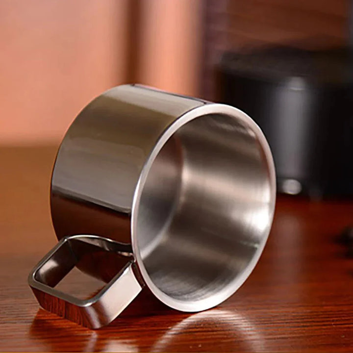 Lisslune | Three-Piece Stainless Steel Coffee Cup Set