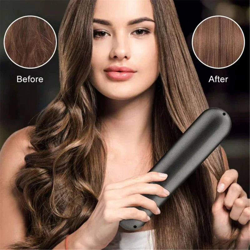 Lisslune | Tima Styler – Wireless Hair Straightening Brush for Smooth, Frizz-Free Styling