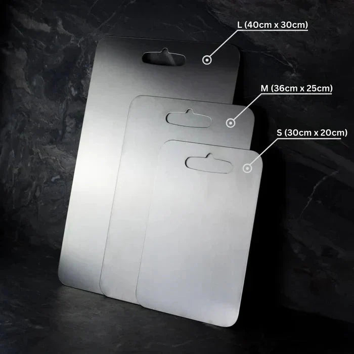 Lisslune | TITANSLICE – Titanium Cutting Board with Hygienic & Durable Surface