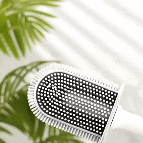 Lisslune | Silicone Toilet Brush | Flexible, Long-Lasting Bristles for Advanced Bathroom Hygiene