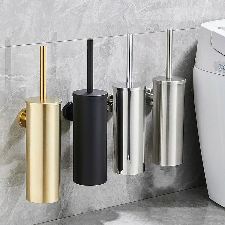 Lisslune | SteelMate - Wall-mounted toilet brush holder