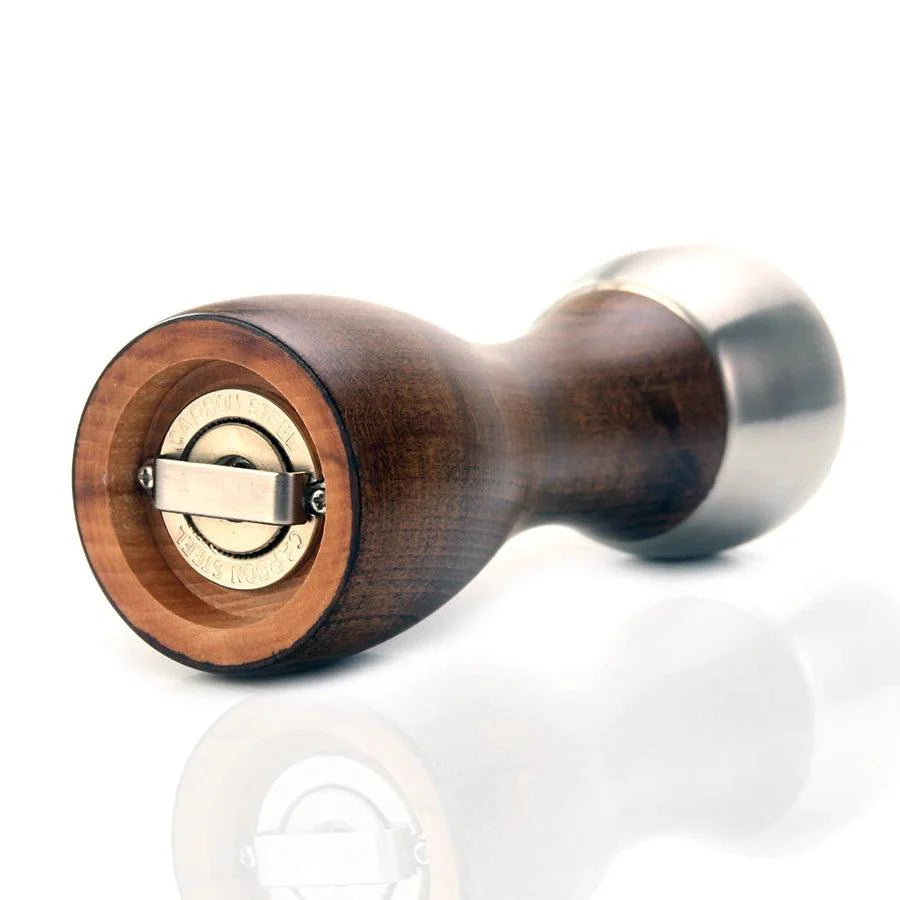 Lisslune | Elegant beech wood salt and pepper mill set with high-quality carbon steel mechanism