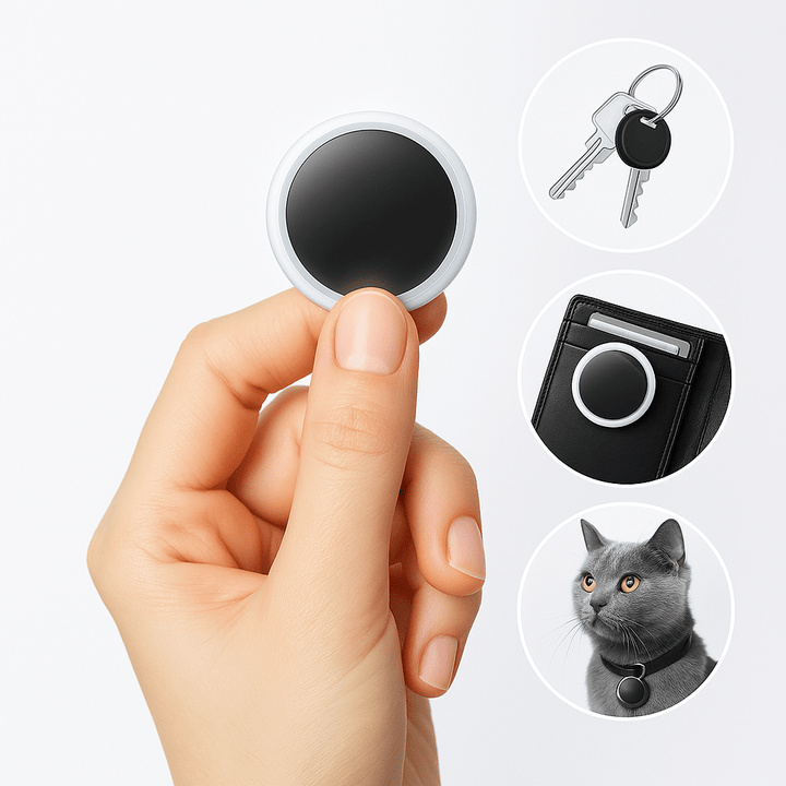 Lisslune | TrackMate Mini – Bluetooth GPS Tracker for Keys & Valuables