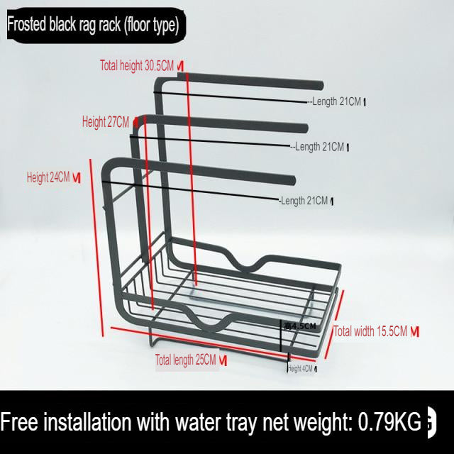 Lisslune | Countertop Dish Drying Rack with Drainer