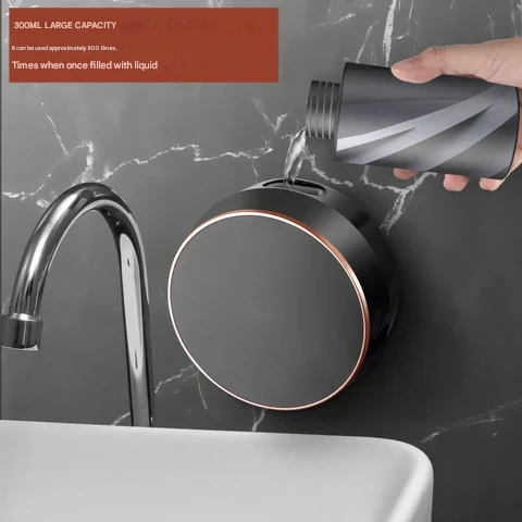Lisslune | Cleon 5-in-1 Smart Automatic Soap Dispenser with LED Display – Touchless, Rechargeable & Wall-Mountable