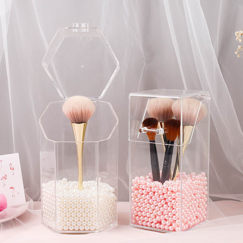 Rynx Pearl Jewelry Brush Organizer
