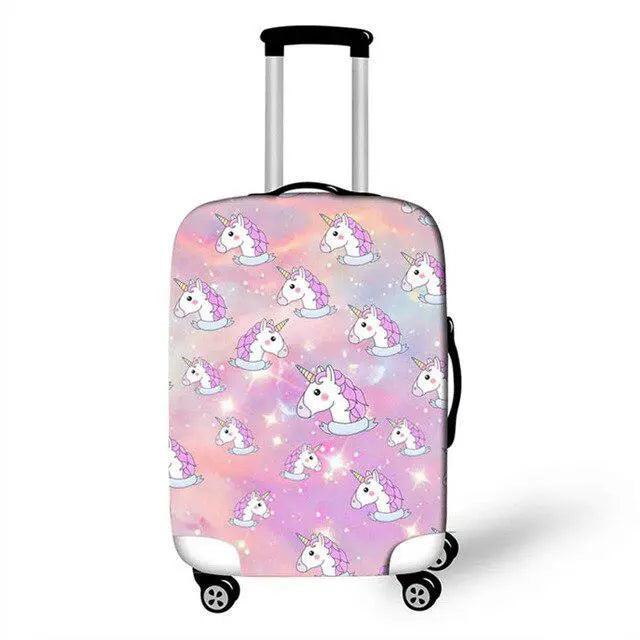 Lisslune | Travel in Style: Creative Neoprene XL Luggage Cover with Airplane Pattern