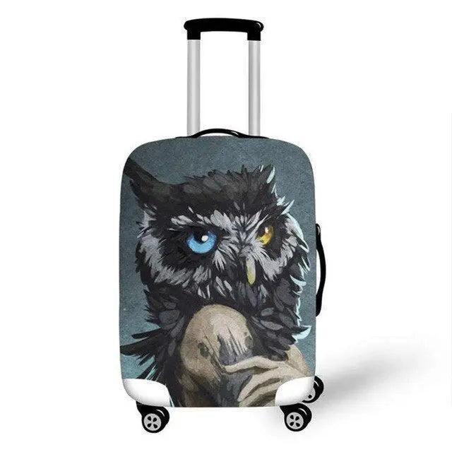 Lisslune | Travel in Style: Creative Neoprene XL Luggage Cover with Airplane Pattern