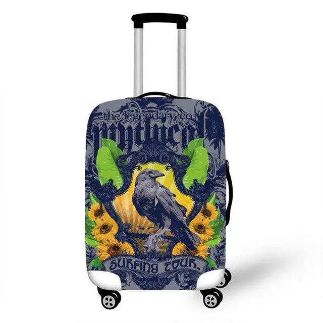 Lisslune | Travel in Style: Creative Neoprene XL Luggage Cover with Airplane Pattern