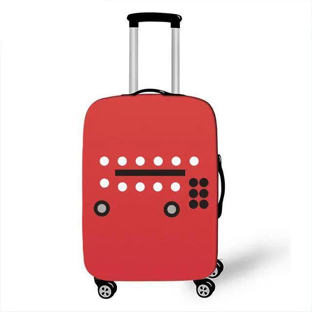 Lisslune | Travel in Style: Creative Neoprene XL Luggage Cover with Airplane Pattern