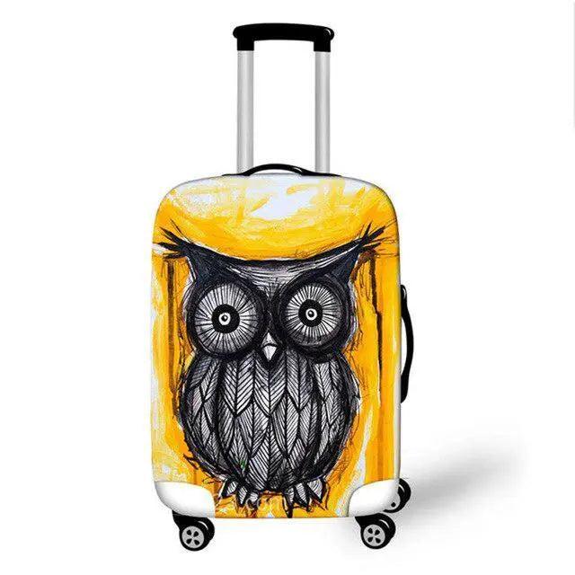 Lisslune | Travel in Style: Creative Neoprene XL Luggage Cover with Airplane Pattern