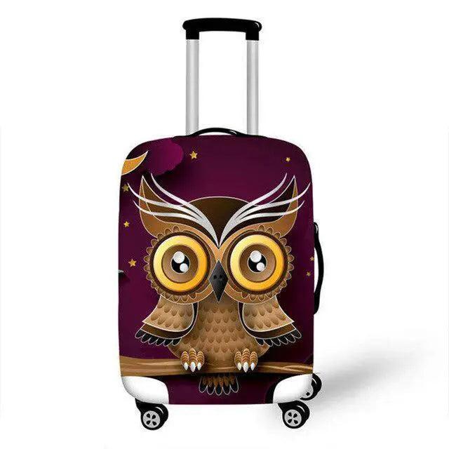 Lisslune | Travel in Style: Creative Neoprene XL Luggage Cover with Airplane Pattern