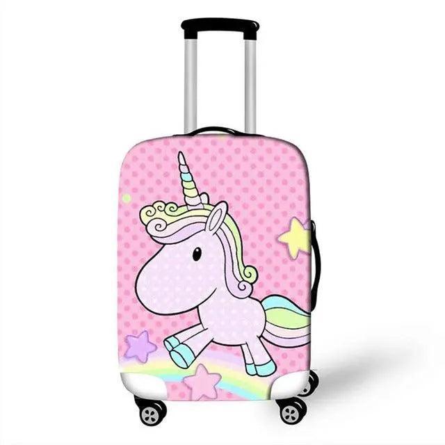 Lisslune | Travel in Style: Creative Neoprene XL Luggage Cover with Airplane Pattern