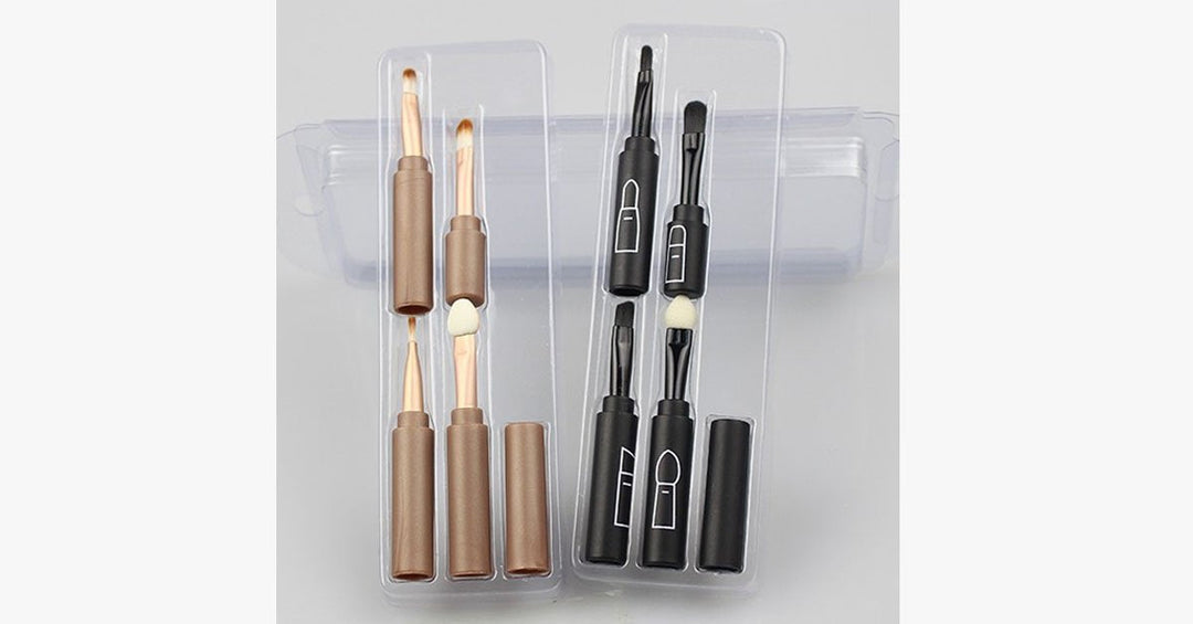 Lisslune | 4 in 1 Travel Brush Set