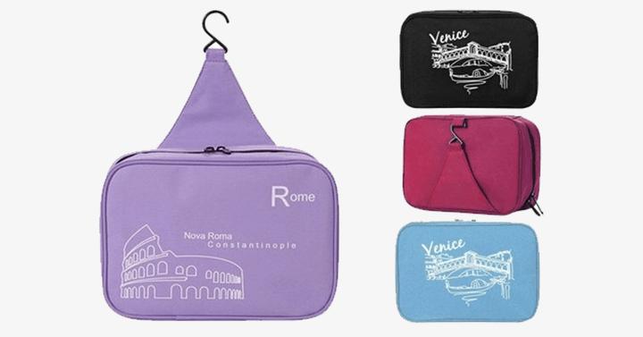 Lisslune | Cosmetic Bag Toiletry Bags - Travel Hanging Bag Waterproof Compact Hanging Personal Care Hygiene Bag