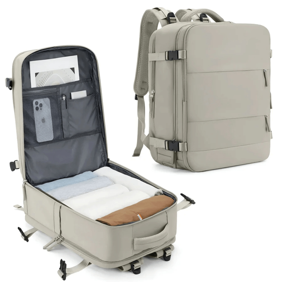 Lisslune | TRAVELMATE – Lightweight Carry-On Luggage with Smart Storage Design