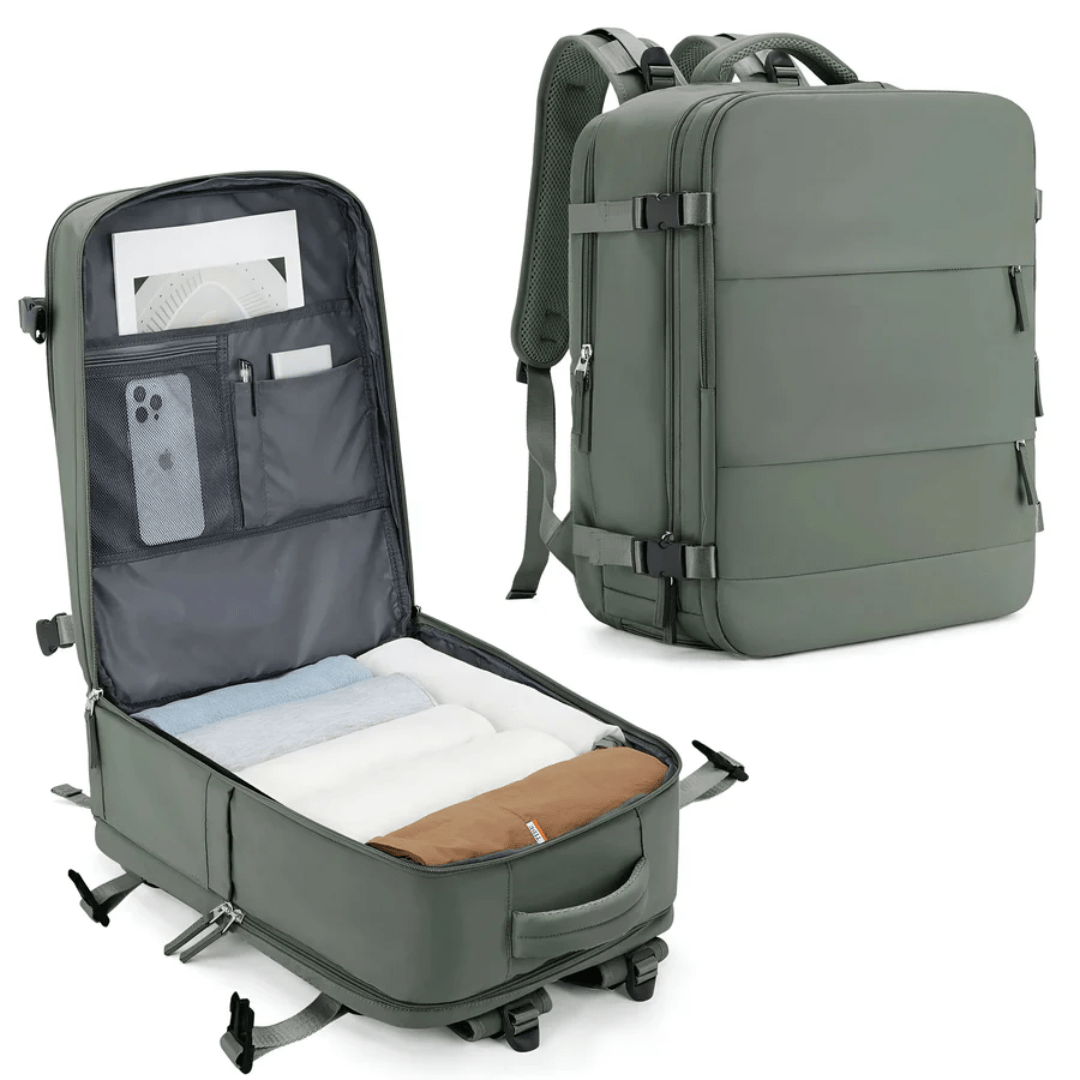 Lisslune | TRAVELMATE – Lightweight Carry-On Luggage with Smart Storage Design